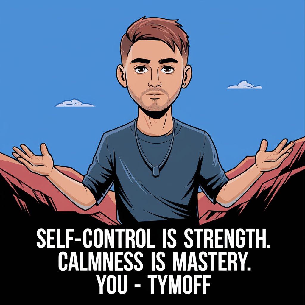 Self-Control is Strength. Calmness is Mastery You – Tymoff