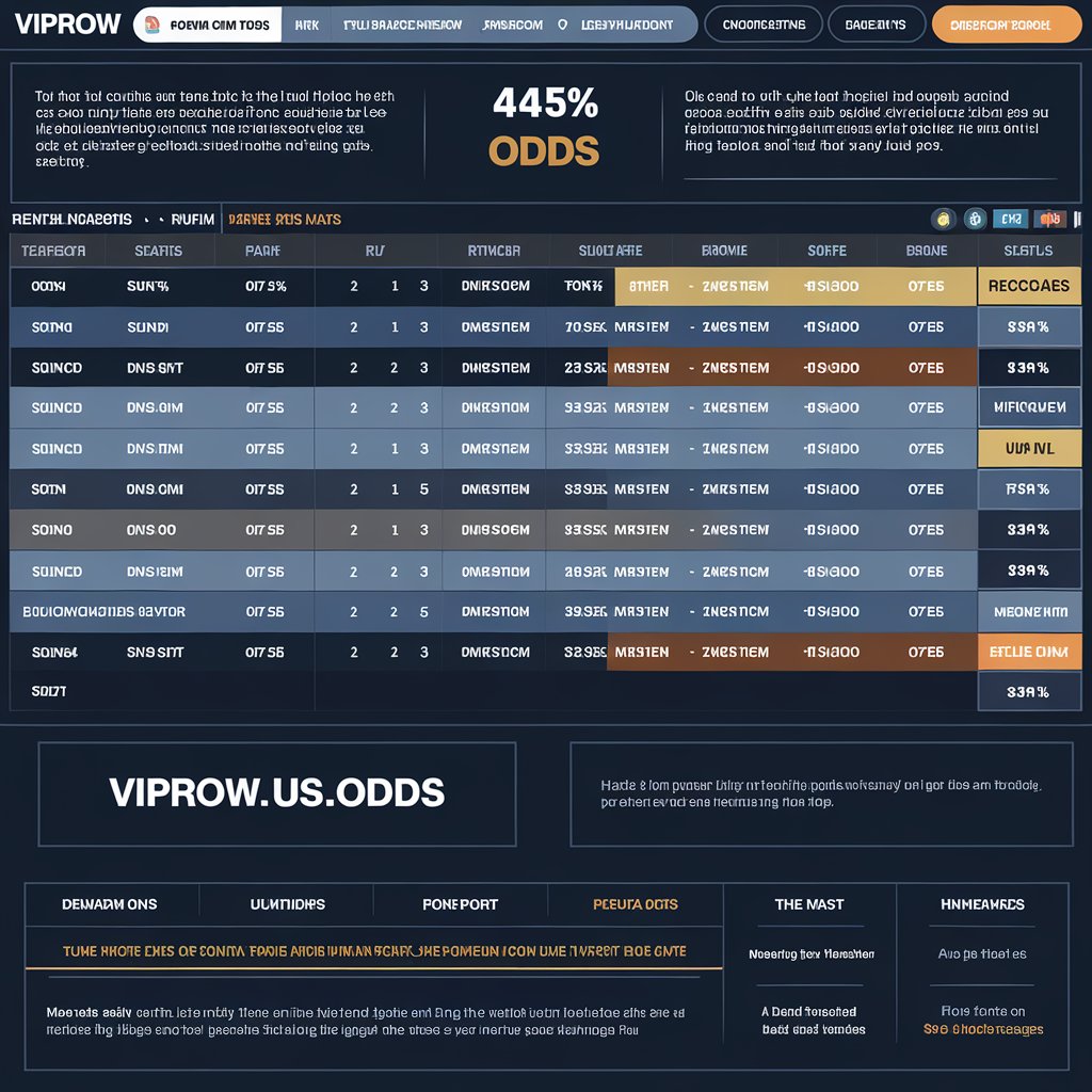 viprow.us.com Odds