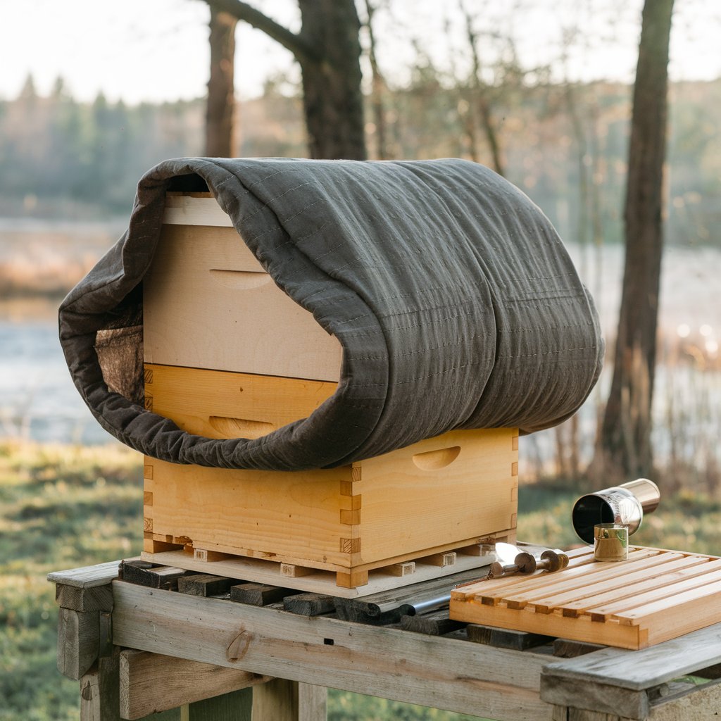 winter bee hive wraps lappes bee supply