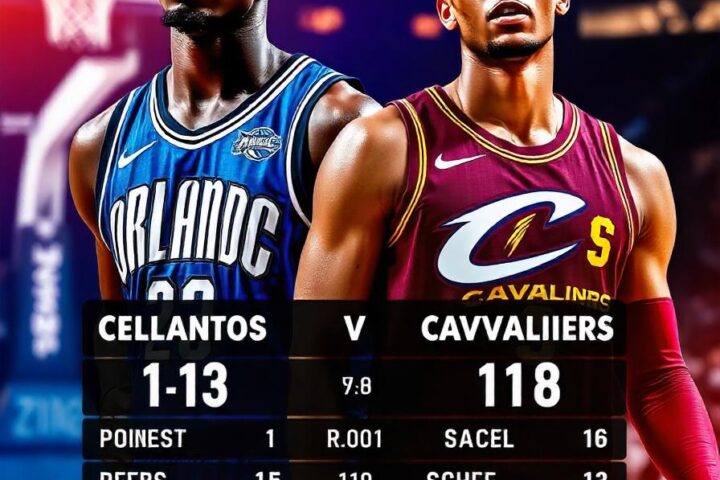 Orlando Magic vs Cleveland Cavaliers Match Player Stats